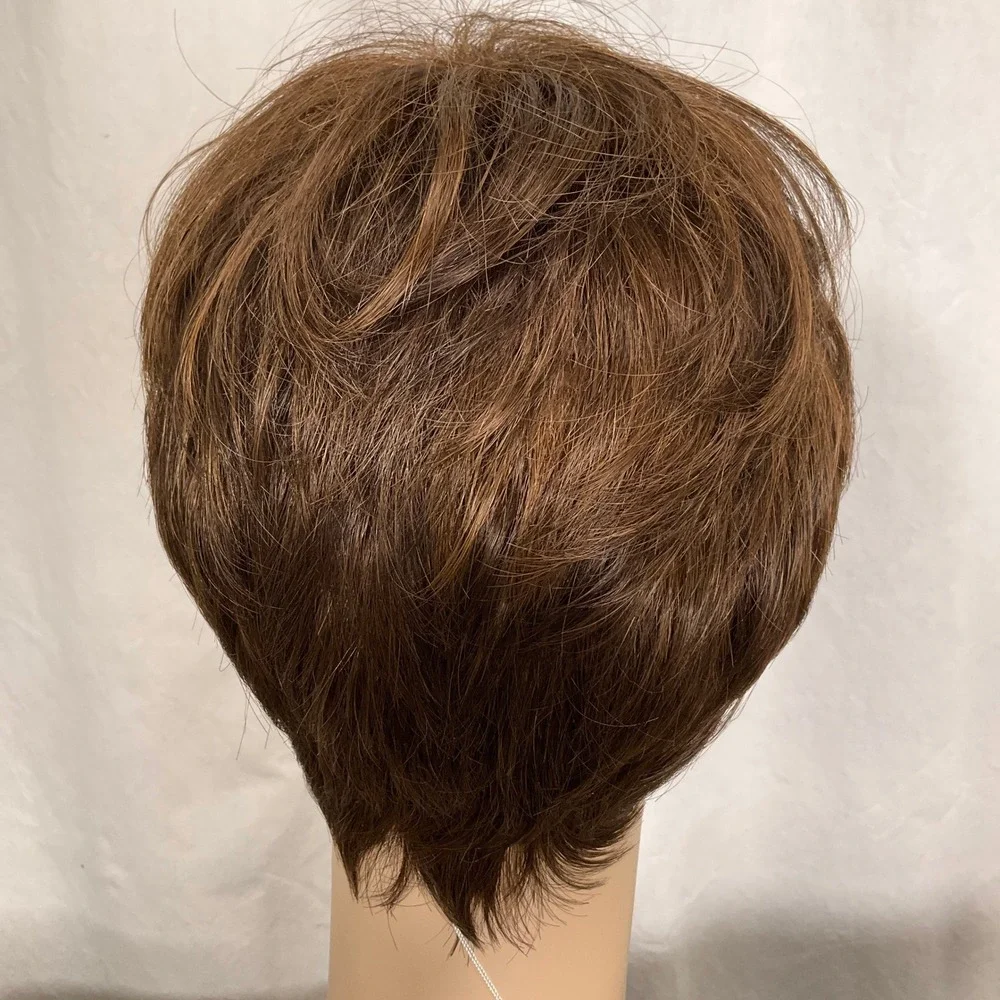 Gabor Essentials Virtue Average 18E399 Wig Womens OS Light Brown Synthetic Pixie